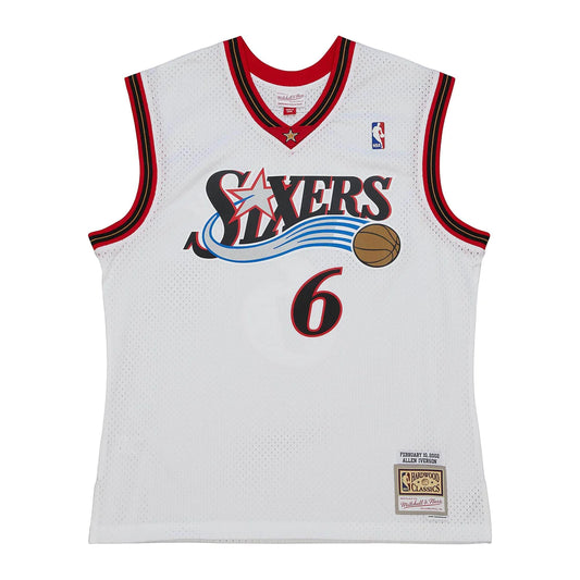 Allen Iverson 2002 All Star Game HWC Throwback NBA Swingman Jersey